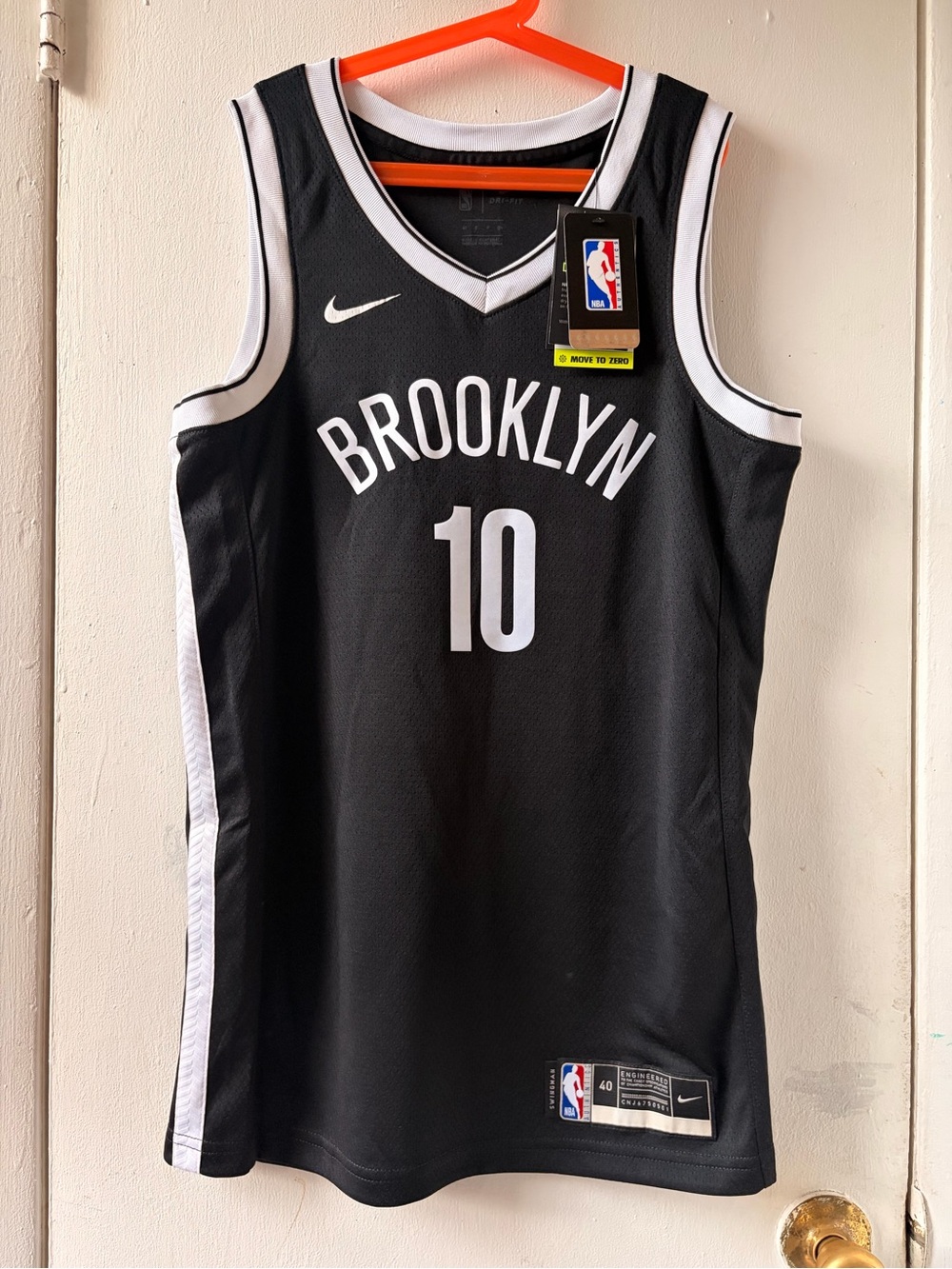 Nike Brooklyn Nets #10 Black Basketball Jersey